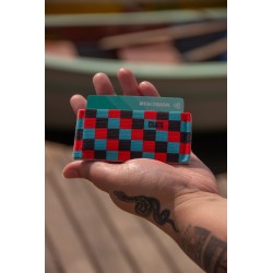 Billetera a cuadros